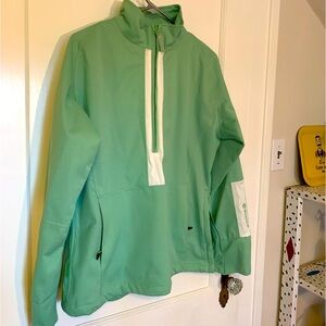 SunIce 3/4 zip shell in mint green, women’s large